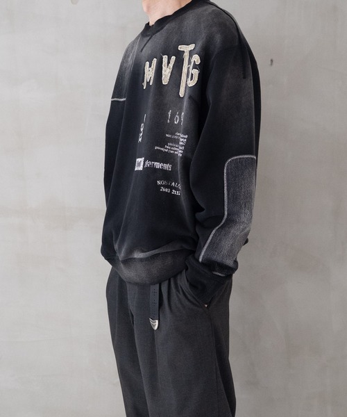 Iroquois（イロコイ）の「HUNTING SWEATSHIRT（スウェット・メンズ・グレー×サックスブルー/グレー/ブラック×ブラック/ホワイト系その他・5/3/4/2）」の15枚目の写真