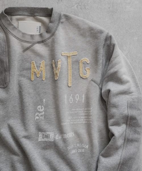 Iroquois（イロコイ）の「HUNTING SWEATSHIRT（スウェット・メンズ・グレー×サックスブルー/グレー/ブラック×ブラック/ホワイト系その他・5/3/4/2）」の19枚目の写真