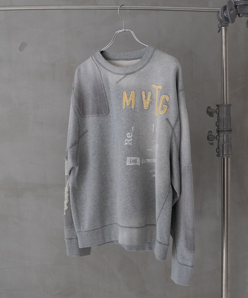 Iroquois（イロコイ）の「HUNTING SWEATSHIRT（スウェット・メンズ・グレー×サックスブルー/グレー/ブラック×ブラック/ホワイト系その他・5/3/4/2）」の21枚目の写真