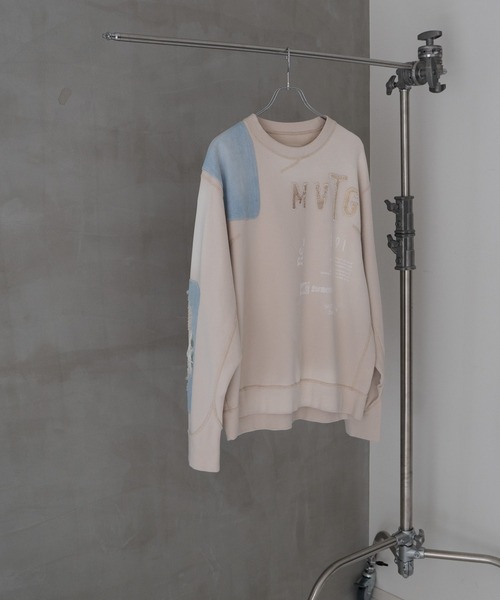 Iroquois（イロコイ）の「HUNTING SWEATSHIRT（スウェット・メンズ・グレー×サックスブルー/グレー/ブラック×ブラック/ホワイト系その他・5/3/4/2）」の8枚目の写真