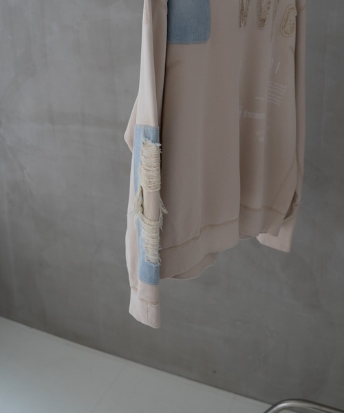 Iroquois（イロコイ）の「HUNTING SWEATSHIRT（スウェット・メンズ・グレー×サックスブルー/グレー/ブラック×ブラック/ホワイト系その他・5/3/4/2）」の9枚目の写真