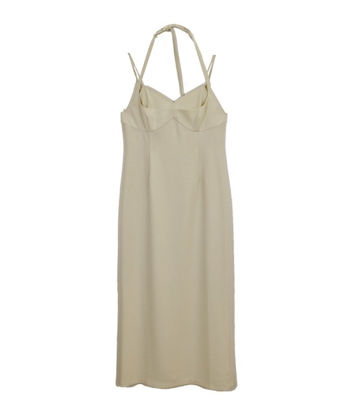 Reurie'（レウリィ）の「オリジナルレイヤードワンピース / キャミワンピ ノースリーブ ビスチェ きれいめ フェミニン 大人カジュアル オケージョン お呼ばれコーデ セットアップ着用可能（ワンピース・レディース・グレー/ブラック/アイボリー・SMALL/MEDIUM）」の12枚目の写真