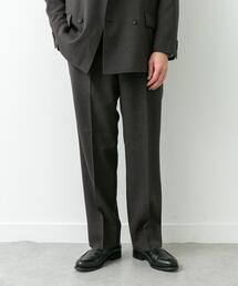 URBAN RESEARCH DOORS | LIFE STYLE TAILOR ウーリーノグレンチェック2タックパンツ(スーツパンツ)