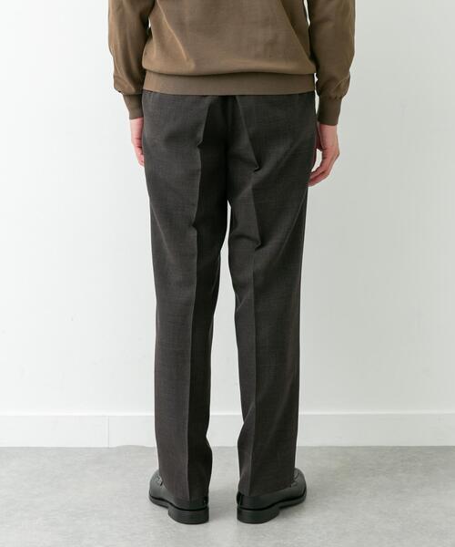 URBAN RESEARCH DOORS（アーバンリサーチドアーズ）の「LIFE STYLE TAILOR　ウーリーノグレンチェック2タックパンツ（スーツパンツ・メンズ・ブラウン・SMALL/X-LARGE/LARGE/MEDIUM）」の8枚目の写真