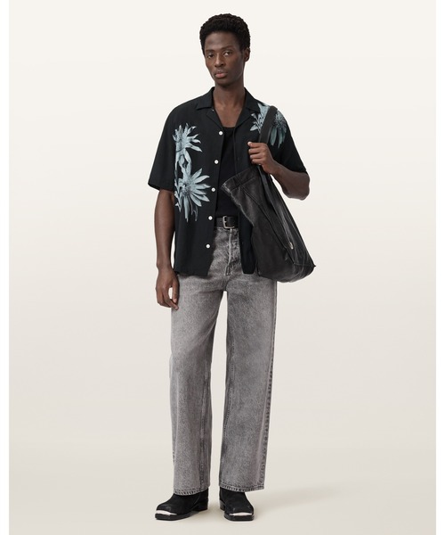 ALLSAINTS(オールセインツ)の「FLORAZE RELAXED FIT SHIRT | FLORAZE リラックス フィット シャツ(シャツ/ブラウス・メンズ・ブラック・XS/S/M/L)」の4枚目の写真