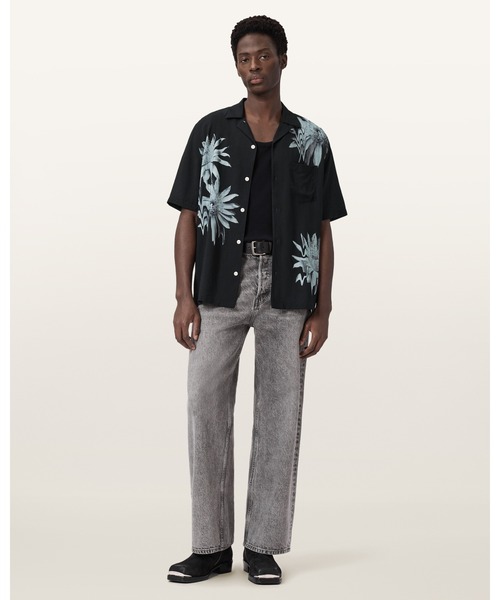 ALLSAINTS(オールセインツ)の「FLORAZE RELAXED FIT SHIRT | FLORAZE リラックス フィット シャツ(シャツ/ブラウス・メンズ・ブラック・XS/S/M/L)」の5枚目の写真