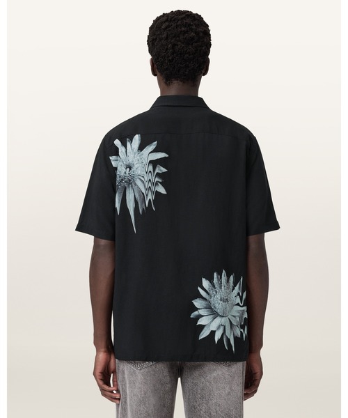 ALLSAINTS(オールセインツ)の「FLORAZE RELAXED FIT SHIRT | FLORAZE リラックス フィット シャツ(シャツ/ブラウス・メンズ・ブラック・XS/S/M/L)」の6枚目の写真