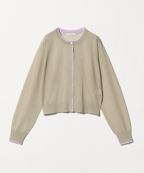 BEAUTY&YOUTH UNITED ARROWS(ビューティーアンドユースユナイテッドアローズ)の「ライン クルーネック カーディガン ウォッシャブル(カーディガン/ボレロ・レディース・ベージュ/オフホワイト/ブラック・FREE)」の16枚目の写真