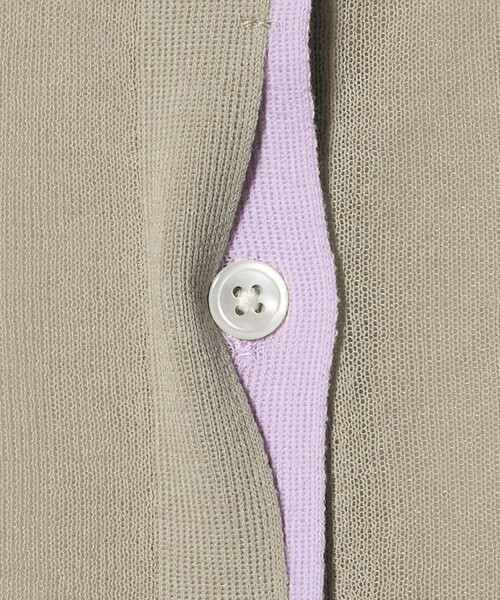 BEAUTY&YOUTH UNITED ARROWS(ビューティーアンドユースユナイテッドアローズ)の「ライン クルーネック カーディガン ウォッシャブル(カーディガン/ボレロ・レディース・ベージュ/オフホワイト/ブラック・FREE)」の20枚目の写真