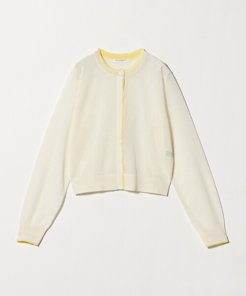 BEAUTY&YOUTH UNITED ARROWS(ビューティーアンドユースユナイテッドアローズ)の「ライン クルーネック カーディガン ウォッシャブル(カーディガン/ボレロ・レディース・ベージュ/オフホワイト/ブラック・FREE)」の22枚目の写真