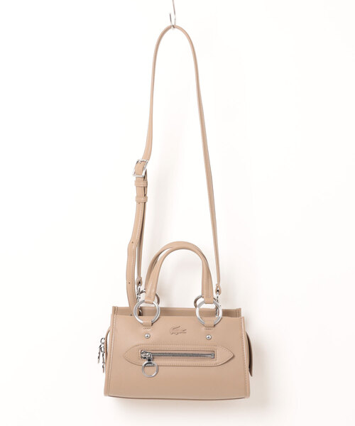 LACOSTE（ラコステ）の「《LACOSTE》NF5230AQ（ハンドバッグ・レディース・ベージュ/ブラック・フリー）」の2枚目の写真