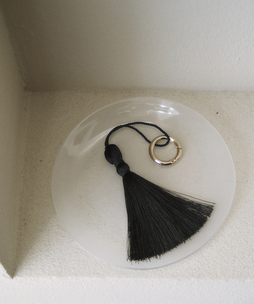 plageプラージュ＊MY_silk satin バッグ/MYタッセルキーリング MY_tassel キーリング（キーケース/キーアクセサリー）｜Plage