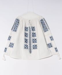 【欧州航路】パトラット刺繍ブラウス