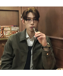 MINDBRIDGE（マインドブリッジ）の「スエードミニマルジップアップブルゾン - 2カラー（MA-1）」