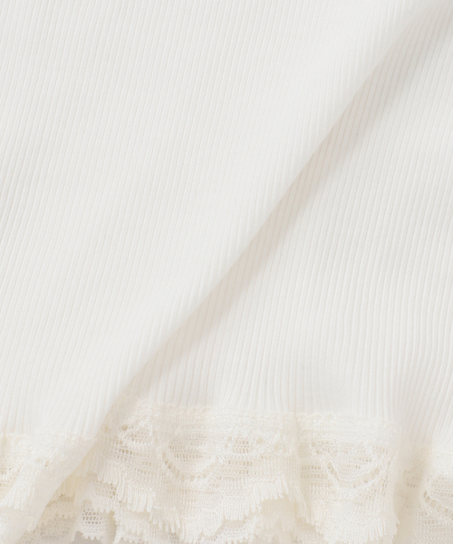 JOURNAL STANDARD relume(ジャーナルスタンダード レリューム)の「スーピマコットンストレッチレースキャミソール(タンクトップ・レディース・ブラック系その他/ホワイト/ブラウン・FREE)」の11枚目の写真