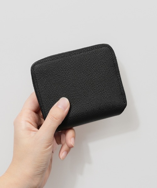 レンマ CURVA ミニラウンドウォレット　プエブロブラック　定価24000円 クルバ CURVA ミニラウンドウォレット ヴォーエプソン（財布）｜lemma
