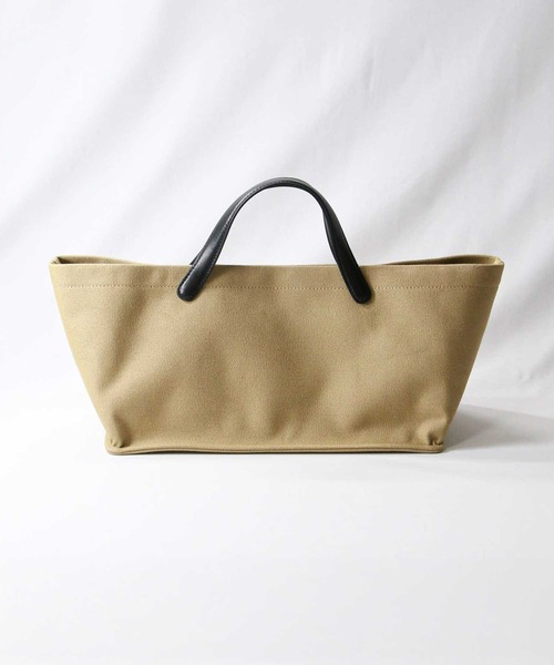Gready Brilliant（グレディブリリアン）の「キャンバス横長トート（トートバッグ・レディース・ブラック/ベージュ・FREE）」の5枚目の写真
