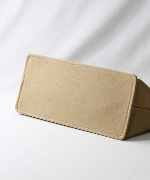 Gready Brilliant（グレディブリリアン）の「キャンバス横長トート（トートバッグ・レディース・ブラック/ベージュ・FREE）」の8枚目の写真