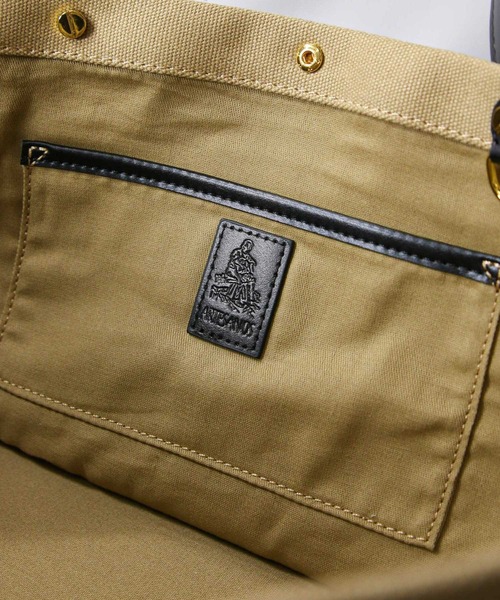 Gready Brilliant（グレディブリリアン）の「キャンバス横長トート（トートバッグ・レディース・ブラック/ベージュ・FREE）」の11枚目の写真