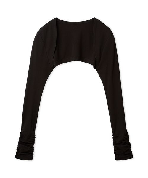 LILY BROWN(リリーブラウン)の「UVカットショートボレロ(Tシャツ/カットソー・レディース・ネイビー/ホワイト/ブラック・F)」の13枚目の写真