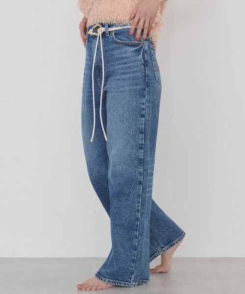 BEDWIN(ベドウィン)の「【EDWIN別注】ワイドデニム(デニムパンツ・レディース・ブルー系その他/ライトインディゴブルー・M/S/L)」の1枚目の写真