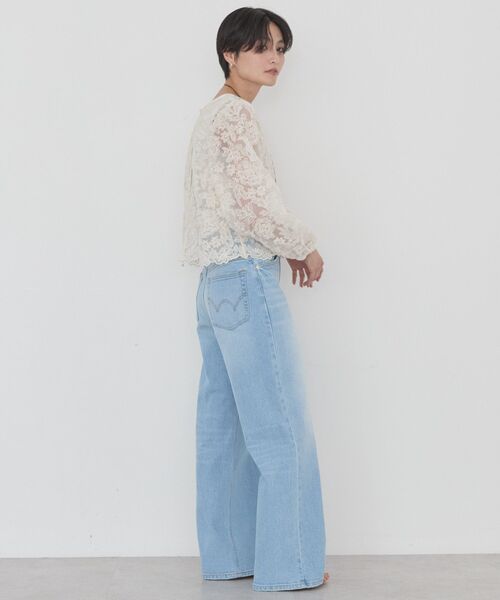 BEDWIN(ベドウィン)の「【EDWIN別注】ワイドデニム(デニムパンツ・レディース・ブルー系その他/ライトインディゴブルー・M/S/L)」の11枚目の写真