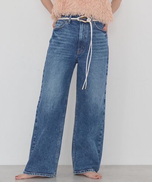 BEDWIN(ベドウィン)の「【EDWIN別注】ワイドデニム(デニムパンツ・レディース・ブルー系その他/ライトインディゴブルー・M/S/L)」の7枚目の写真