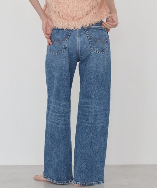 BEDWIN(ベドウィン)の「【EDWIN別注】ワイドデニム(デニムパンツ・レディース・ブルー系その他/ライトインディゴブルー・M/S/L)」の4枚目の写真