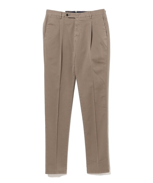 BEAMS F（ビームスエフ）の「【別注】PT TORINO / EVO-F ストレッチ コットンツイル 1プリーツ スラックス（その他パンツ・メンズ・カーキ/ネイビー/ベージュ/ホワイト・46/48/44/50）」の3枚目の写真