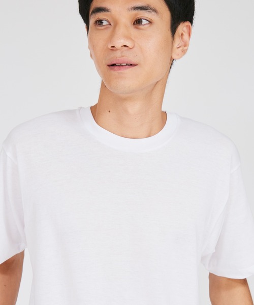 HANES(ヘインズ)の「【Hanes/ヘインズ】メンズ 【3枚組】アオラベルクルーネックTシャツ 青パック(Tシャツ/カットソー・メンズ・ホワイト・X-LARGE/MEDIUM/SMALL/LARGE/X-SMALL)」の8枚目の写真