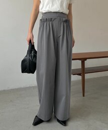 【低身長サイズあり】ギャザーフリルパンツ