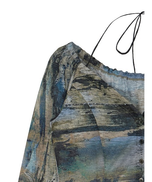 PAINTED TEXTURE ART TOP（Tシャツ/カットソー）｜Ameri（アメリ）の