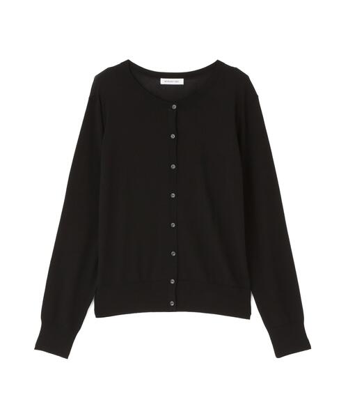 NATURAL BEAUTY BASIC(ナチュラルビューティーベーシック)の「【Oggi.jp掲載】【UVカット】レーヨンナイロンカーディガン(カーディガン/ボレロ・レディース・オフホワイト/ブラック/ライトグリーン・FREE)」の4枚目の写真