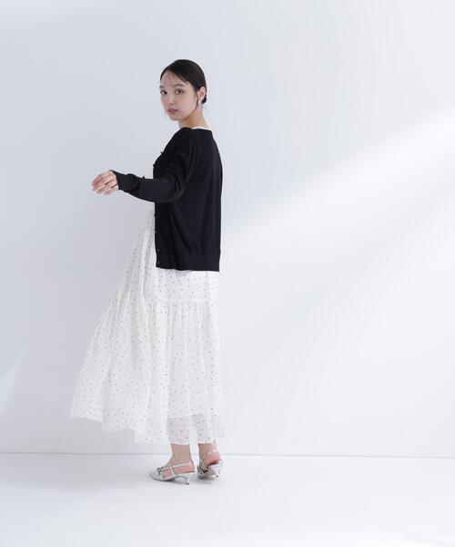 NATURAL BEAUTY BASIC(ナチュラルビューティーベーシック)の「【Oggi.jp掲載】【UVカット】レーヨンナイロンカーディガン(カーディガン/ボレロ・レディース・オフホワイト/ブラック/ライトグリーン・FREE)」の11枚目の写真