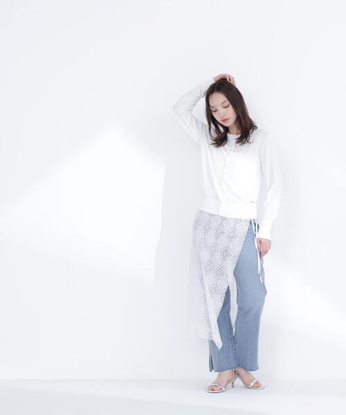 NATURAL BEAUTY BASIC(ナチュラルビューティーベーシック)の「【Oggi.jp掲載】【UVカット】レーヨンナイロンカーディガン(カーディガン/ボレロ・レディース・オフホワイト/ブラック/ライトグリーン・FREE)」の19枚目の写真