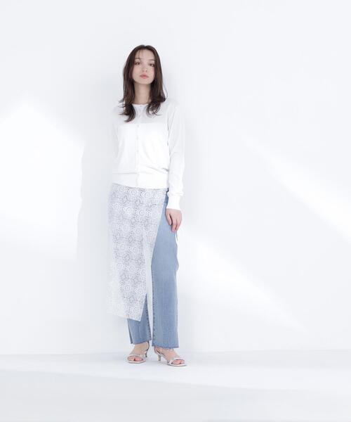 NATURAL BEAUTY BASIC(ナチュラルビューティーベーシック)の「【Oggi.jp掲載】【UVカット】レーヨンナイロンカーディガン(カーディガン/ボレロ・レディース・オフホワイト/ブラック/ライトグリーン・FREE)」の21枚目の写真