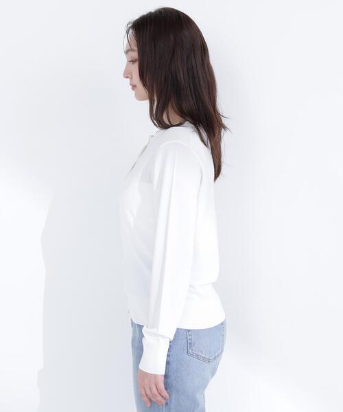 NATURAL BEAUTY BASIC(ナチュラルビューティーベーシック)の「【Oggi.jp掲載】【UVカット】レーヨンナイロンカーディガン(カーディガン/ボレロ・レディース・オフホワイト/ブラック/ライトグリーン・FREE)」の22枚目の写真