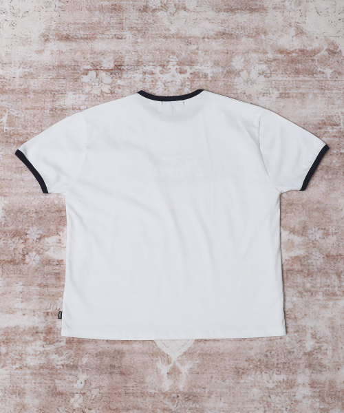 AREUBAN(アルバン)の「ナードリンガーTシャツ_ディープネイビー(Tシャツ/カットソー・メンズ・ホワイト・2/3)」の3枚目の写真