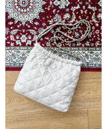 EVRIS | 【500mlペットボトル収納可】フェイクスウェードキルティングショルダーBAG(ショルダーバッグ)