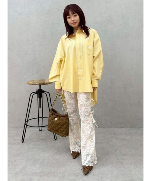 EVRIS（エヴリス）の「【500mlペットボトル収納可】フェイクスウェードキルティングショルダーBAG（ショルダーバッグ・レディース・キャメル/ホワイト/ブルー・FREE）」の18枚目の写真