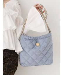 EVRIS | 【500mlペットボトル収納可】フェイクスウェードキルティングショルダーBAG(ショルダーバッグ)