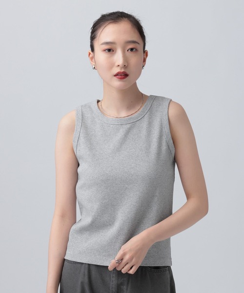 LEPSIM(レプシィム)の「機能付きノースリタンク 639407(タンクトップ・レディース・キャメル/オフホワイト/グレー/ライトグレー・FREE)」の17枚目の写真