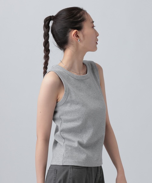 LEPSIM(レプシィム)の「機能付きノースリタンク 639407(タンクトップ・レディース・キャメル/オフホワイト/グレー/ライトグレー・FREE)」の18枚目の写真