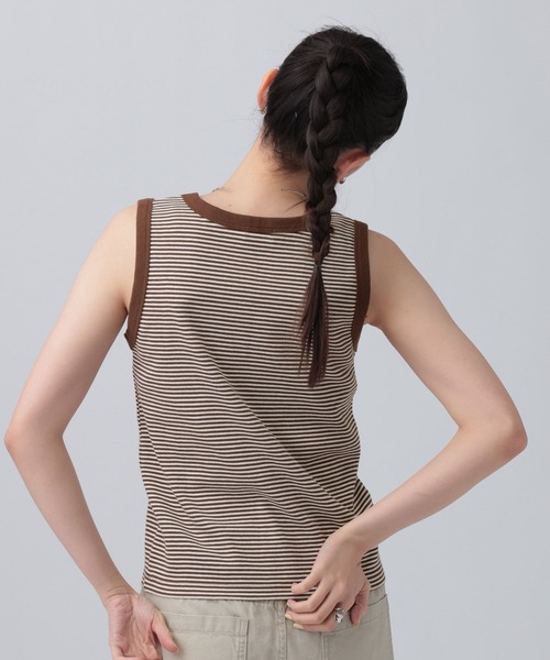 LEPSIM(レプシィム)の「機能付きノースリタンク 639407(タンクトップ・レディース・キャメル/オフホワイト/グレー/ライトグレー・FREE)」の22枚目の写真