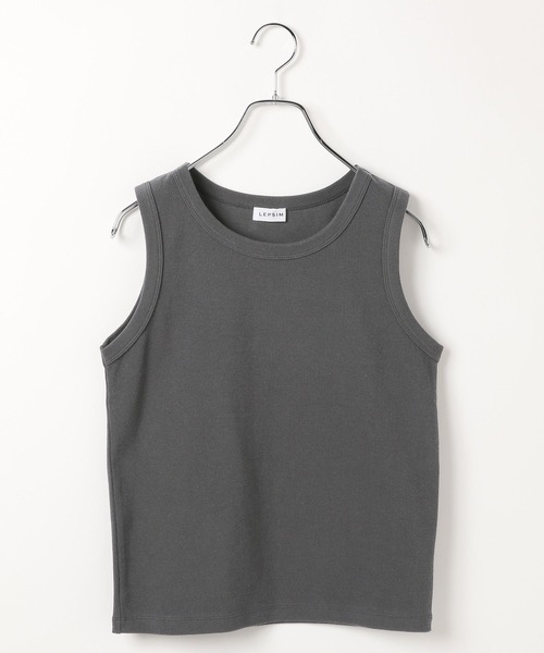 LEPSIM(レプシィム)の「機能付きノースリタンク 639407(タンクトップ・レディース・キャメル/オフホワイト/グレー/ライトグレー・FREE)」の5枚目の写真