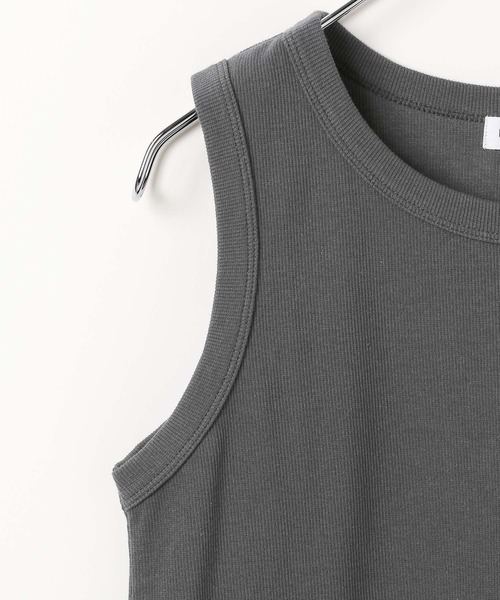 LEPSIM(レプシィム)の「機能付きノースリタンク 639407(タンクトップ・レディース・キャメル/オフホワイト/グレー/ライトグレー・FREE)」の8枚目の写真