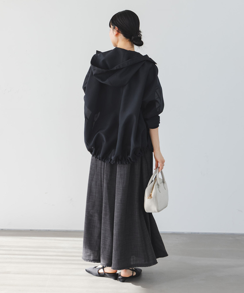 Noble（ノーブル）の「《追加・新色》フロントジップドッキングワンピース（ワンピース・レディース・チャコールグレー/キャメル/ベージュ・36/38）」の10枚目の写真