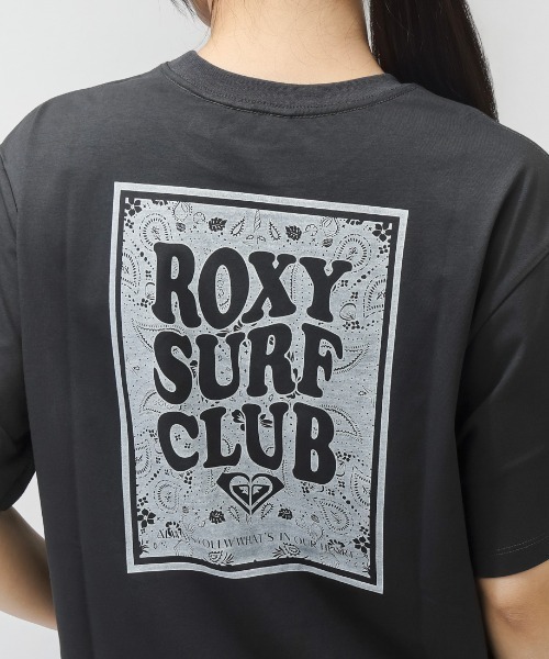 ROXY（ロキシー）の「【別注】ロキシー ROXY ROXY SURF CLUB SQUARE 限定コラボ（Tシャツ/カットソー・レディース・ホワイト/ブラック/ブルー・S/M/L）」の8枚目の写真