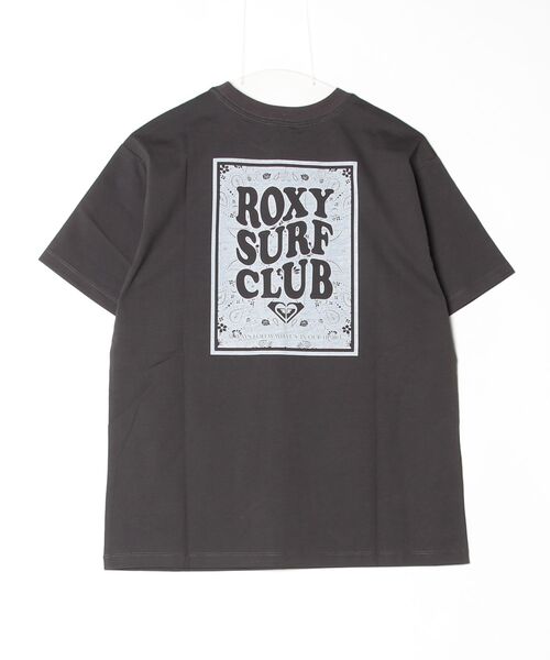 ROXY（ロキシー）の「【別注】ロキシー ROXY ROXY SURF CLUB SQUARE 限定コラボ（Tシャツ/カットソー・レディース・ホワイト/ブラック/ブルー・S/M/L）」の4枚目の写真
