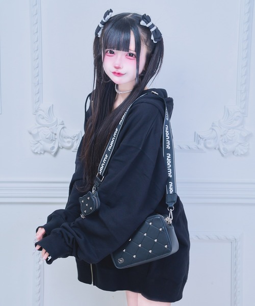 nyanMe(ニャンミー)の「ねこちゃんしょるだーばっぐ(ショルダーバッグ・レディース・ピンク/ブラック・FREE)」の17枚目の写真
